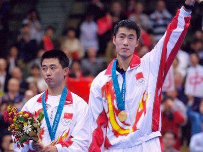 王励勤/阎森获得奥运乒乓男双冠军