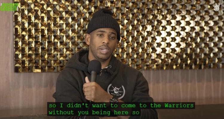 保罗向追梦透露：如果你当初没跟勇士续约 我是不会来这的