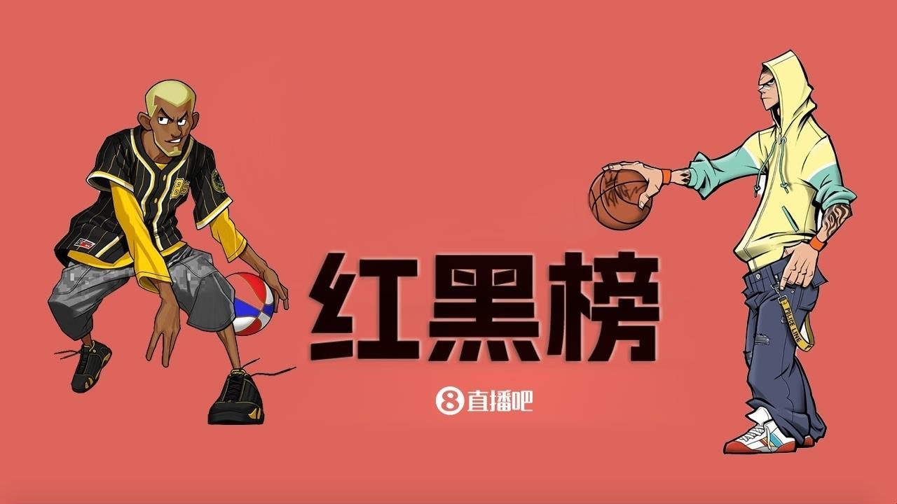 NBA第七期红黑榜：两位奇才堪龙凤，曼巴精神永流传！