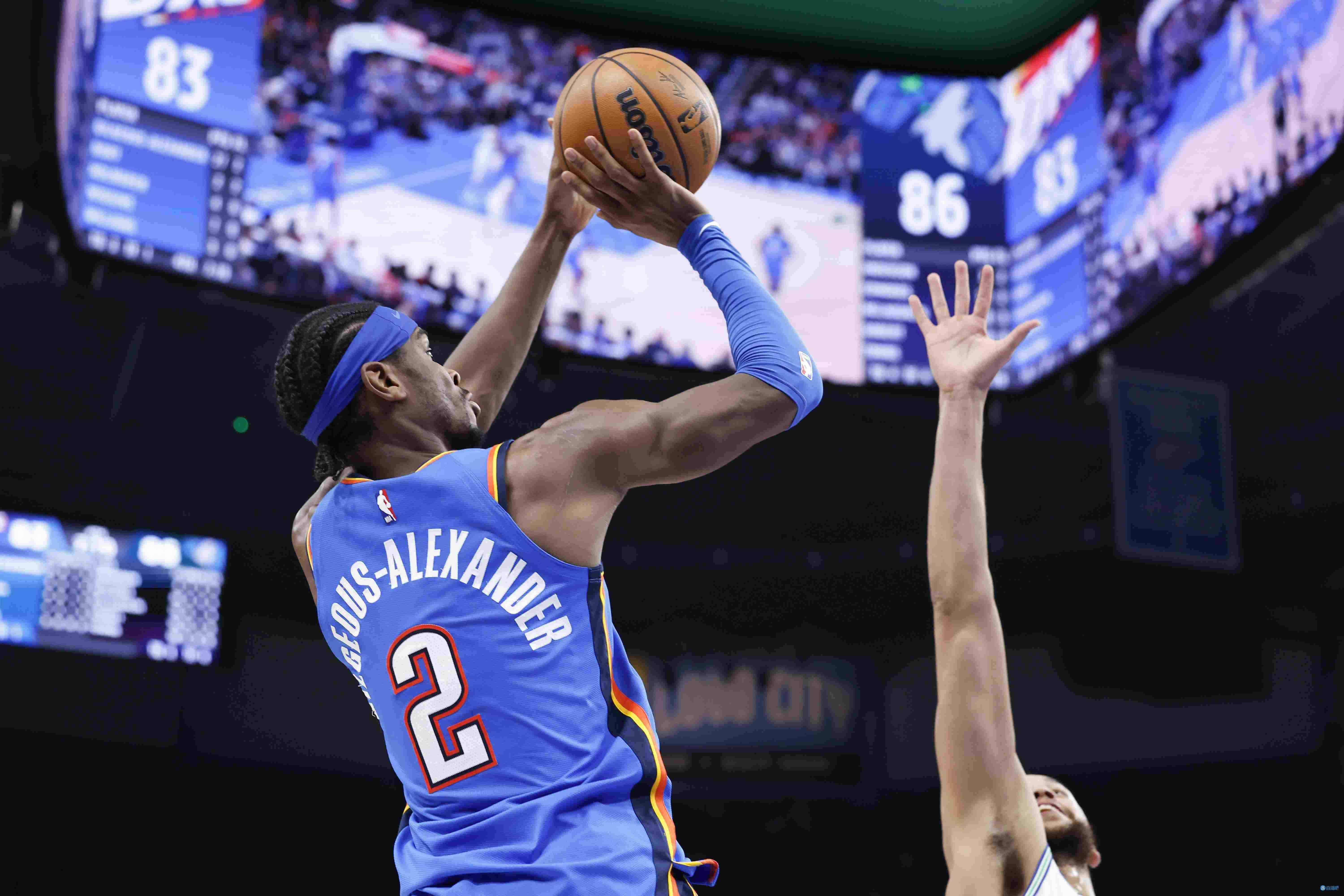 本赛季总得分榜Top5：SGA、字母、东契奇、约基奇、布伦森