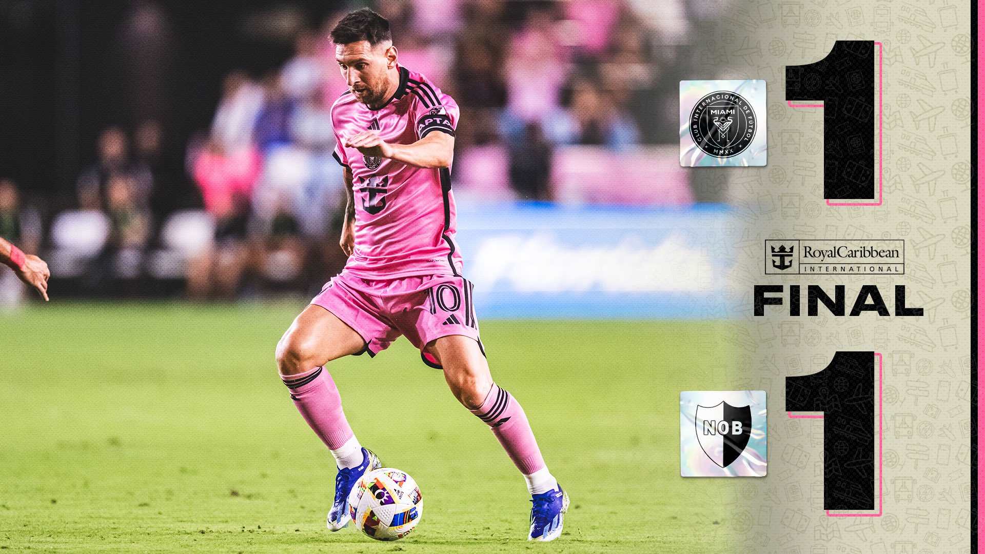 足球比分_热身赛-梅西首发60分钟仅缺席中国香港行 迈阿密1-1结束季前赛