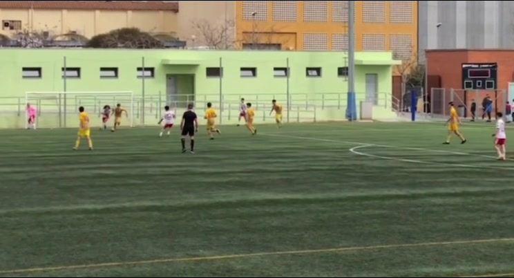 奥斯皮塔莱特U16B队4-0赢球，邝兆镭首发出战送助攻
