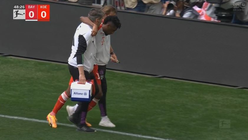 屋漏偏逢连夜雨科曼无对抗受伤，刚复出又伤退出战欧冠成疑