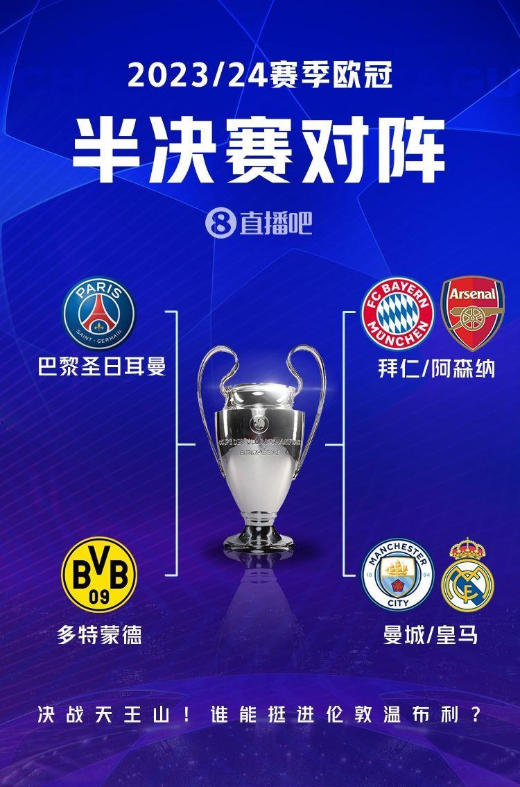 次回合悬念加倍拜仁vs枪手，曼城PK皇马，决战时刻谁能晋级？