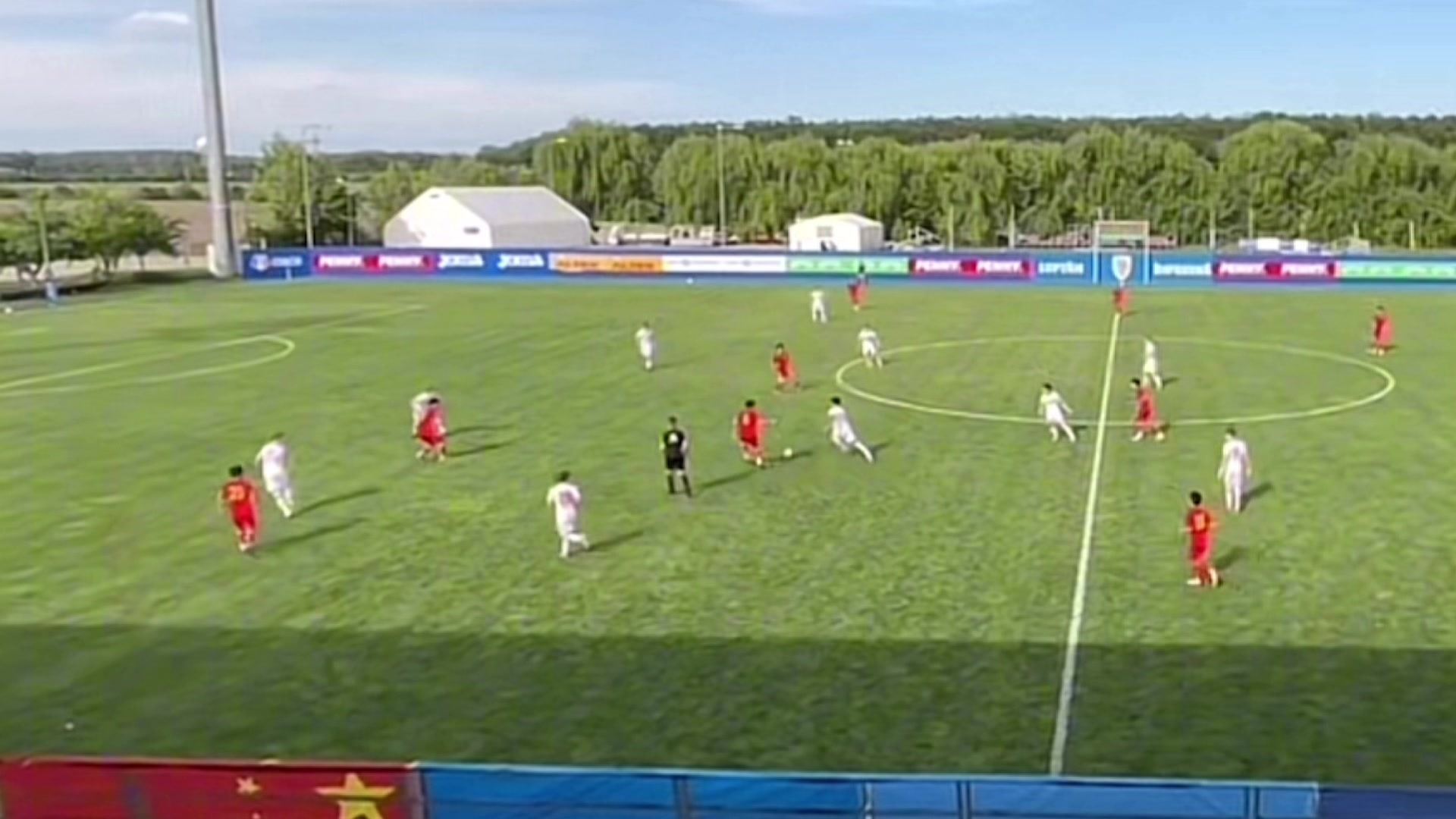 U16国少1-4不敌波兰，连线为国少进球的两名球员来自恒大足校