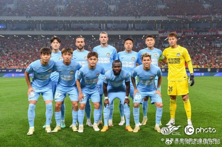 河南俱乐部酒祖杜康2-4成都蓉城 纳萨里奥、科维奇破门