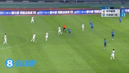 天津锋神！孔帕尼奥右脚-左脚-头球完美帽子戏法！中超生涯8场8球