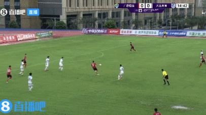 半场-大连英博暂1-0广西恒宸 闫鹏突施冷箭破门