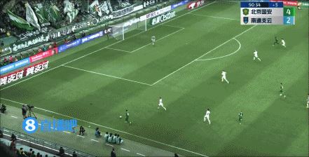 国安5-2南通！方昊弧顶低射破门 siu庆祝，南通门将人麻了