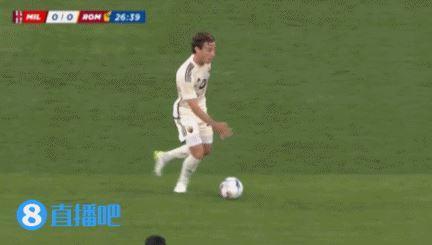 半场-米兰1-2罗马 特奥失误致丢球 世界波亚伯拉罕破门