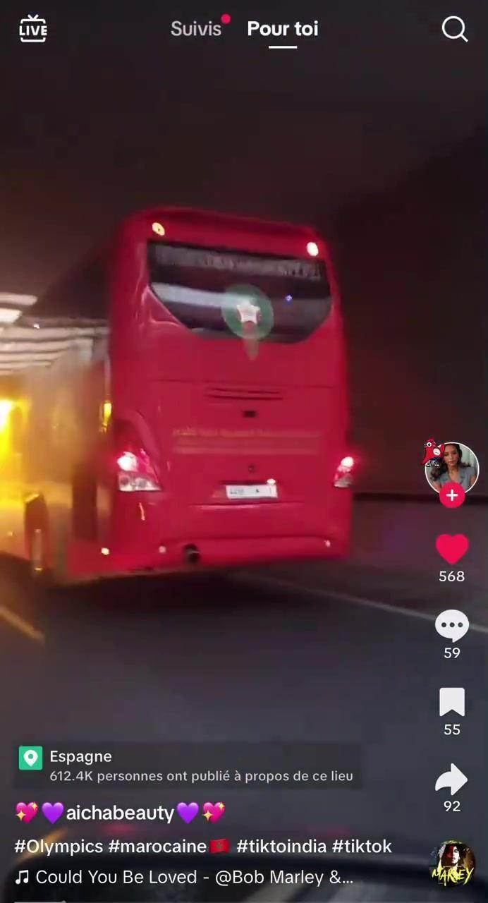 这儿你路熟你来开摩洛哥奥运大巴司机——阿什拉夫报道！