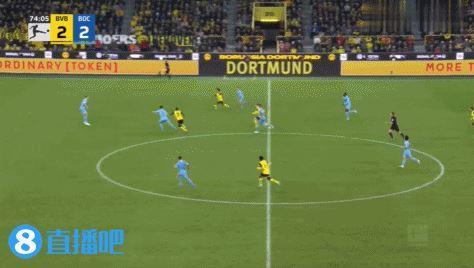 让二追三！吉拉西穿裆破门！2球 1造点导演反超！多特3-2波鸿