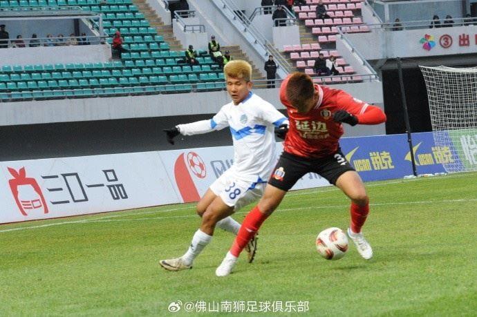 佛山南狮客场1-0力克延边龙鼎，实现双杀并锁定联赛第十 ???