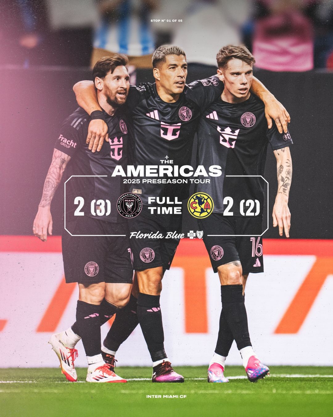 足球比分_梅西头球破门&用庆祝回击墨西哥球迷 迈阿密点球大战胜墨西哥美洲