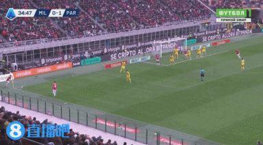 铃木彩艳相扑动作送点普利西奇点射命中，米兰1-1扳平！
