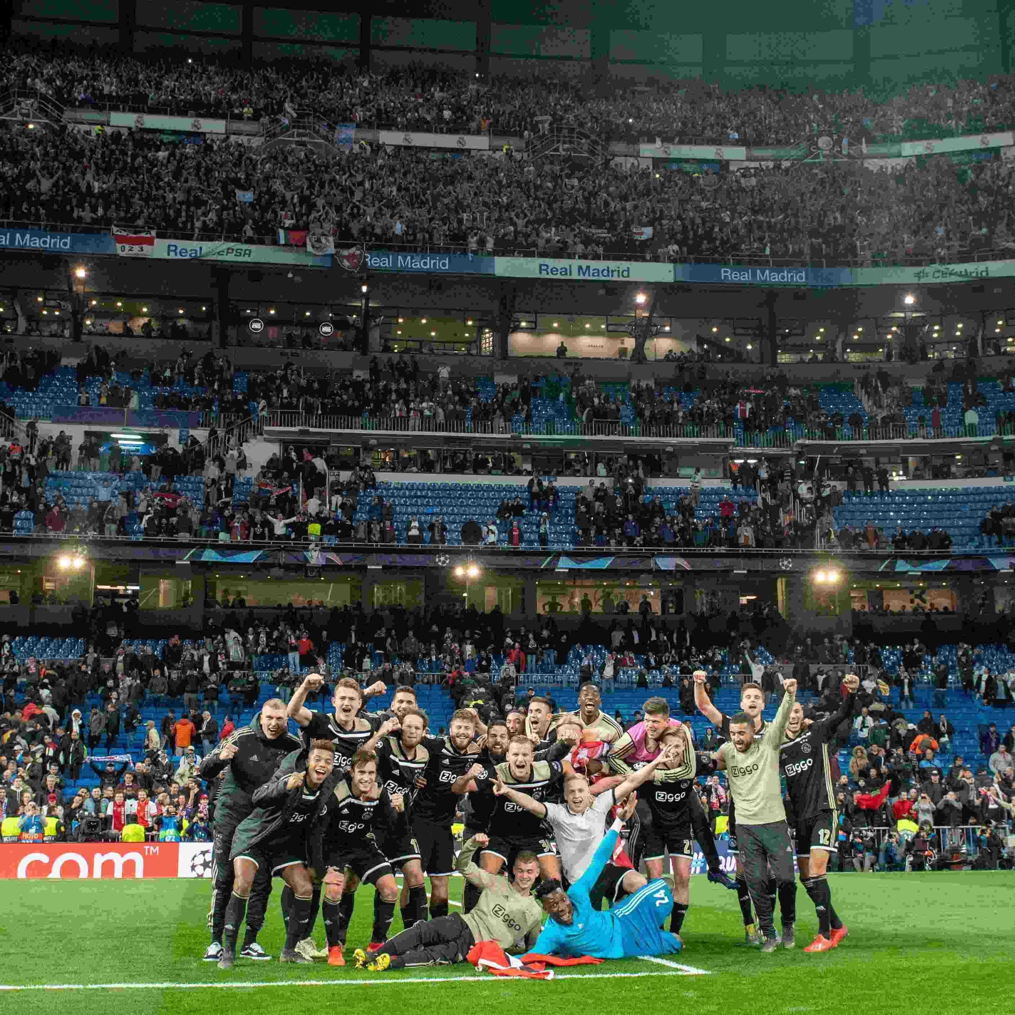 今已散作满天星6年前的今天，阿贾克斯青年军4-1淘汰皇马进8强