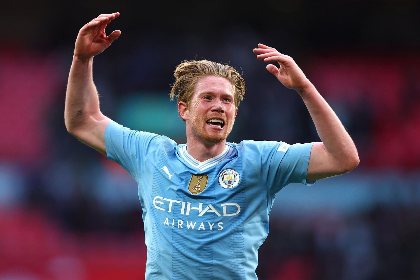 KDB英超生涯助攻数排名第二，前五仅他一人每低于200分钟一次助攻