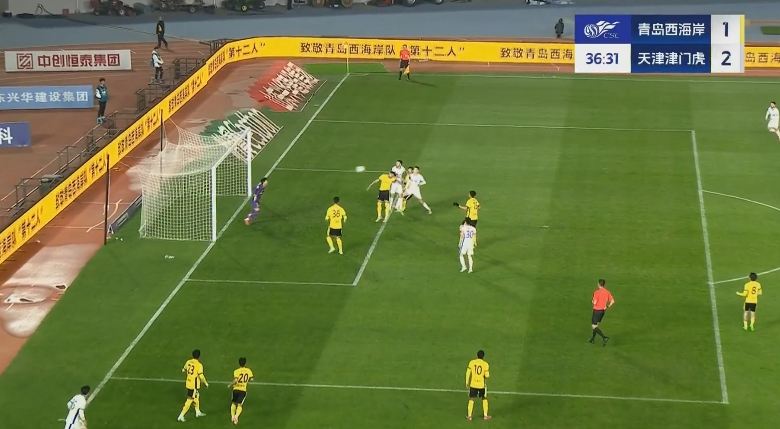 降维打击！基莱斯力压后卫头球破门5场轰6球，津门虎2-1再次领先