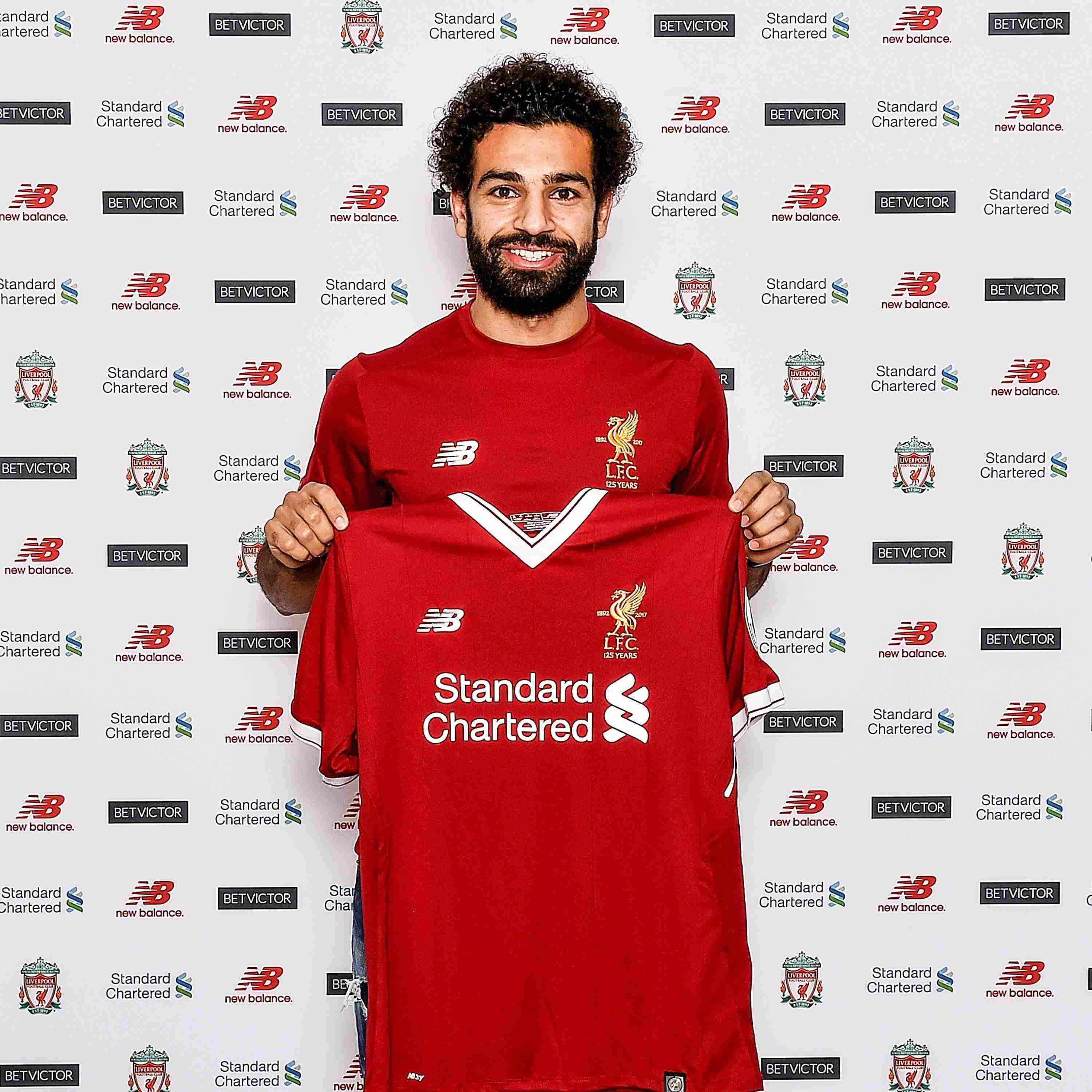 4200万超值利物浦17年从罗马签萨拉赫 为红军两夺英超&夺欧冠