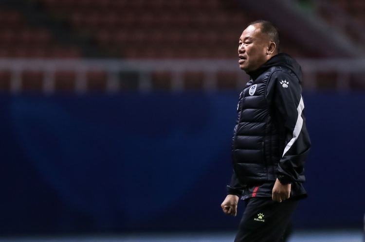 主教练张军：很多球员本赛季第一次比赛 我们和中超球队还有差距