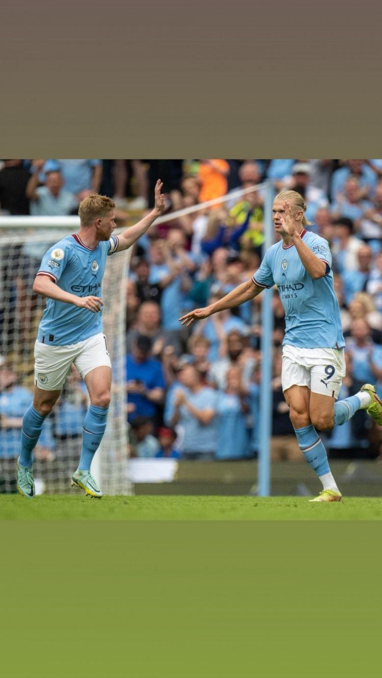 告别！哈兰德社媒连发17张与德布劳内的合照