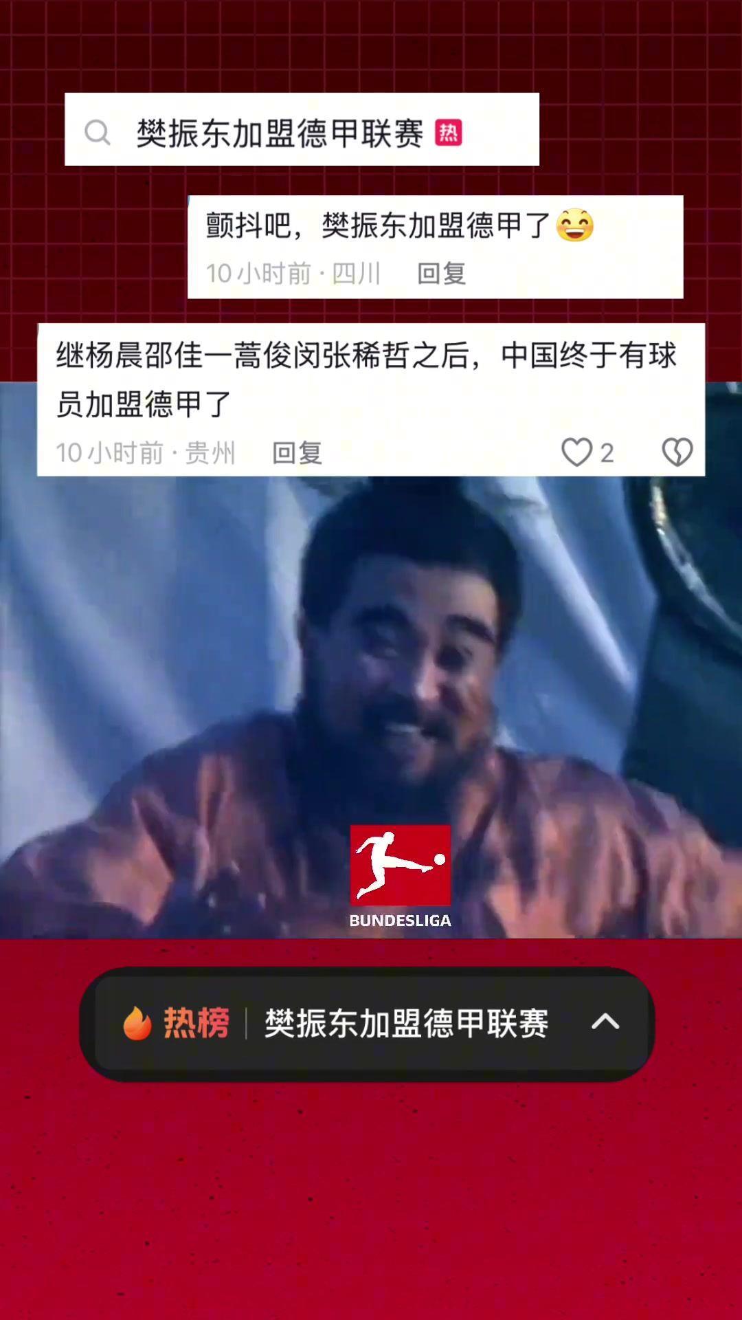 德甲官媒：欢迎樊振东登陆德甲联赛，诚邀来挑战