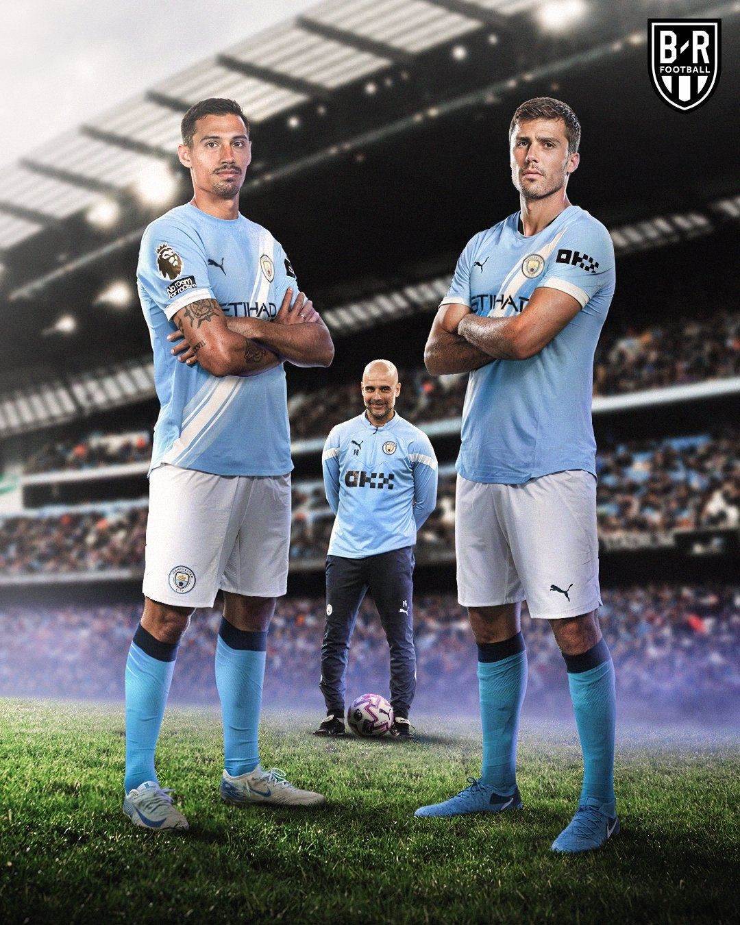 7000万签罗德里领衔！瓜氏曼城已在中场投入3.5亿欧 人均5000万欧