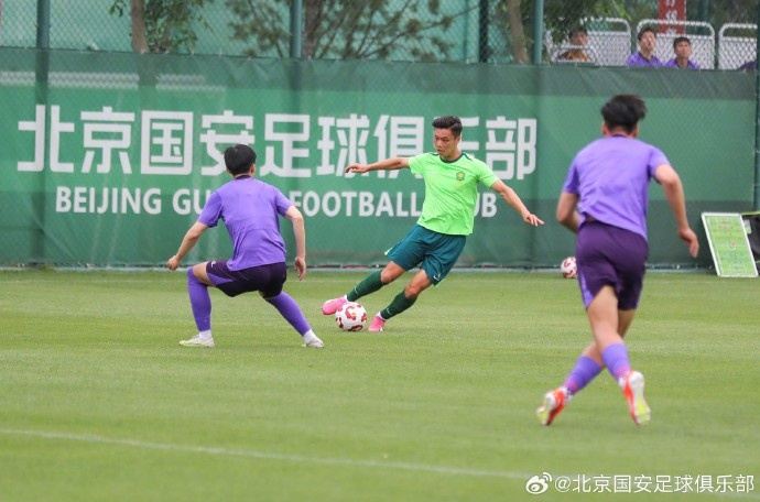 教学赛北京国安2-2津门虎 法比奥方昊破门 冯博轩杨立瑜助攻