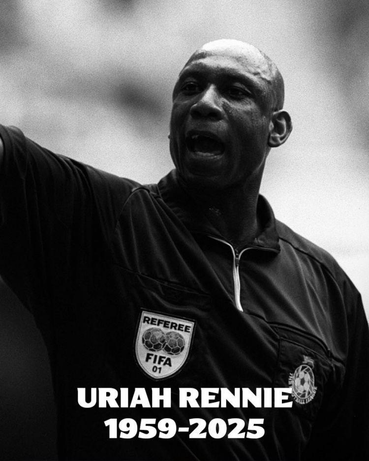 R.I.P.英超首位黑人裁判乌里亚-雷尼因病去世，享年65岁
