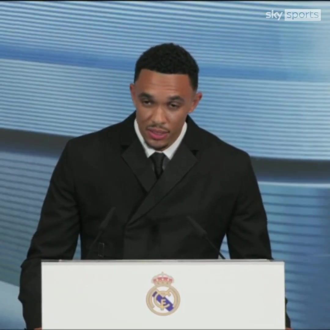 你也儿皇梦？阿诺德西语演讲：加盟皇马是梦想成真 Hala Madrid！