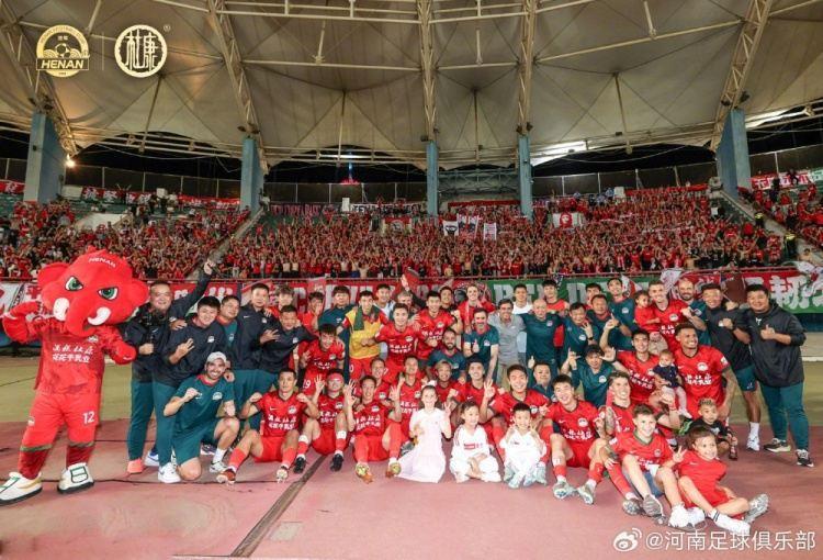 河南俱乐部3-2成都蓉城 卡多索、黄紫昌、阿奇姆彭各入一球