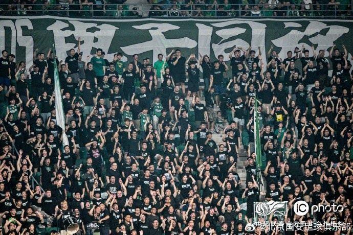 感谢41572名球迷的呐喊，感谢北看台的Tifo，7月19日，工体见！