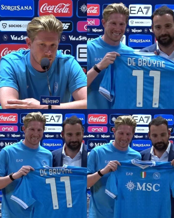 德布劳内：我永远是曼城人，我能在那不勒斯展现自己的实力