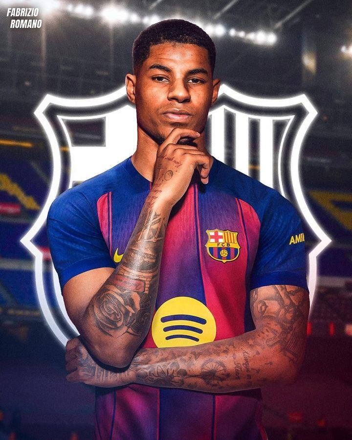 降25%仍是高薪拉什福德在巴萨拿1400万欧年薪 奖金，队内第5