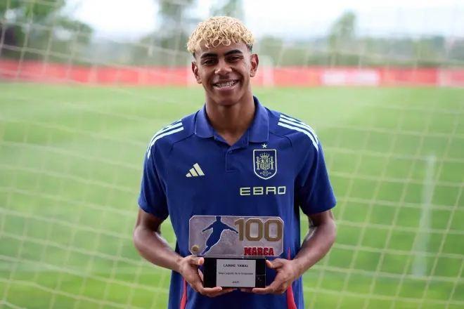 马卡评24/25赛季百大球星：亚马尔&登贝莱前2，C罗第30，梅西第49