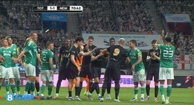 邮报：万千宠爱！纽卡球员自发为孙兴慜列队致敬