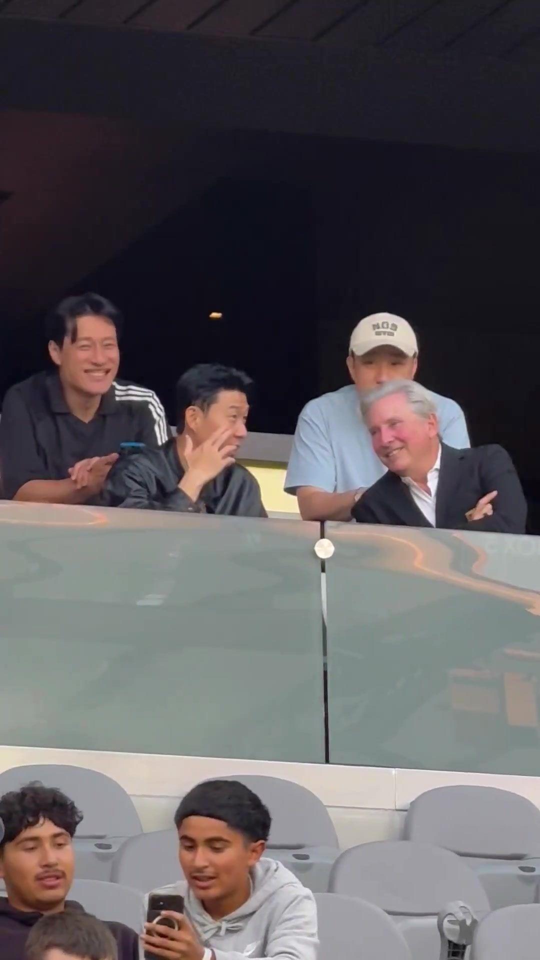 即将登陆美职联！孙兴慜现身洛杉矶FC主场，观战联盟杯vs老虎大学