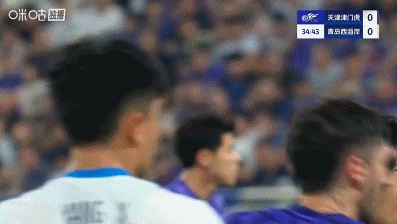 记者：津门虎和西海岸都踢得好累 想请教杨帆进球无效的判定问题