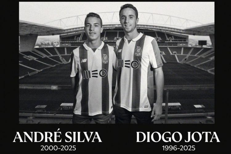 官方：新赛季英超首轮各队赛前将为若塔和安德烈-席尔瓦默哀