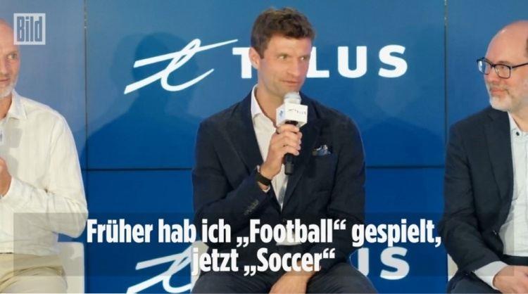 入乡随俗！穆勒亮相温哥华白浪：我之前踢Football，现在踢Soccer