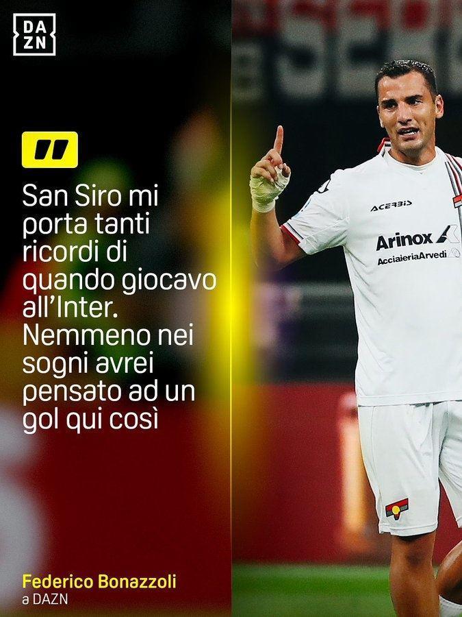 倒钩破米兰！博纳佐利：想起在国米的回忆，做梦都没想能这样进球