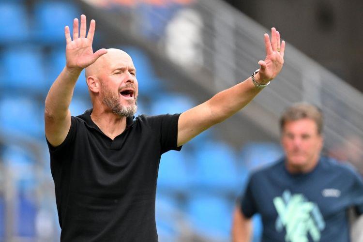 体图：滕哈赫公开反对药厂卖扎卡，常让球员做俯卧撑遭更衣室质疑