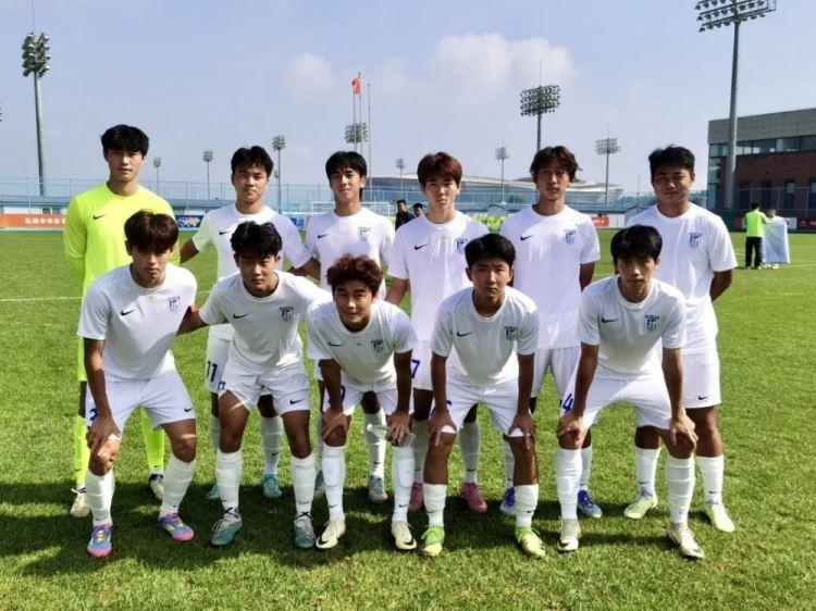 第四届中青赛：大连英博U19队8-0战胜江西庐山U19队 李东宸戴帽