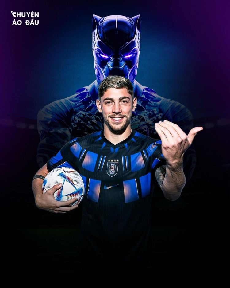 酷炫！乌拉圭2026世界杯客场球衣设计灵感源自黑豹