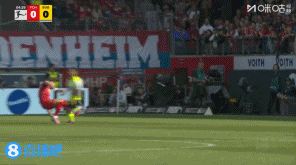 伤势很严重！海登海姆后卫被扬库托虚晃后倒地，随后被换下