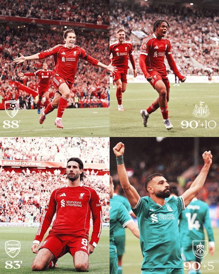 利物浦4轮4绝杀仍保持全胜 送2/4名唯一1败，英超还剩3队不败