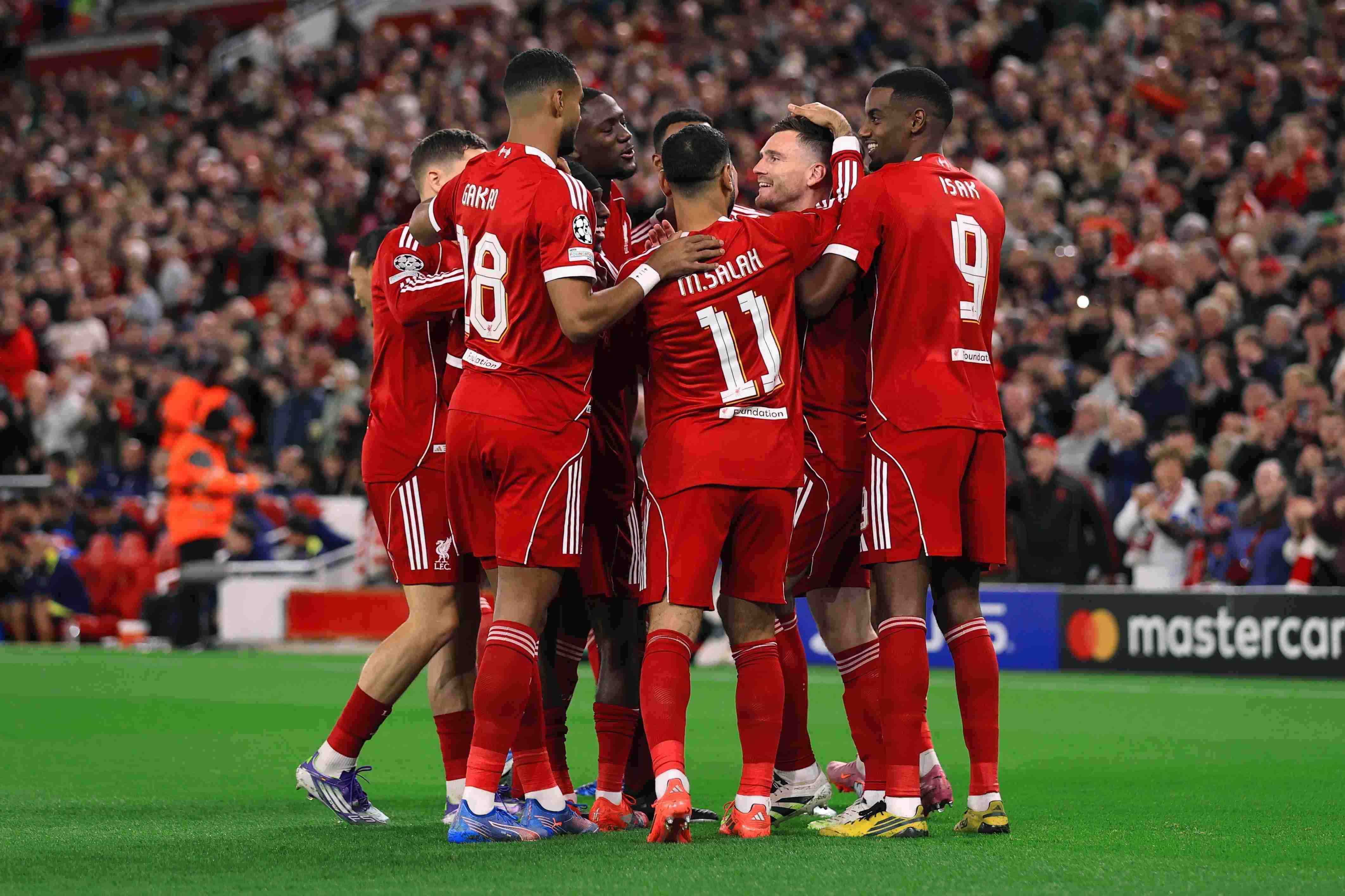 大数据预测欧冠冠军：利物浦居首阿森纳第二，巴黎巴萨分居三四