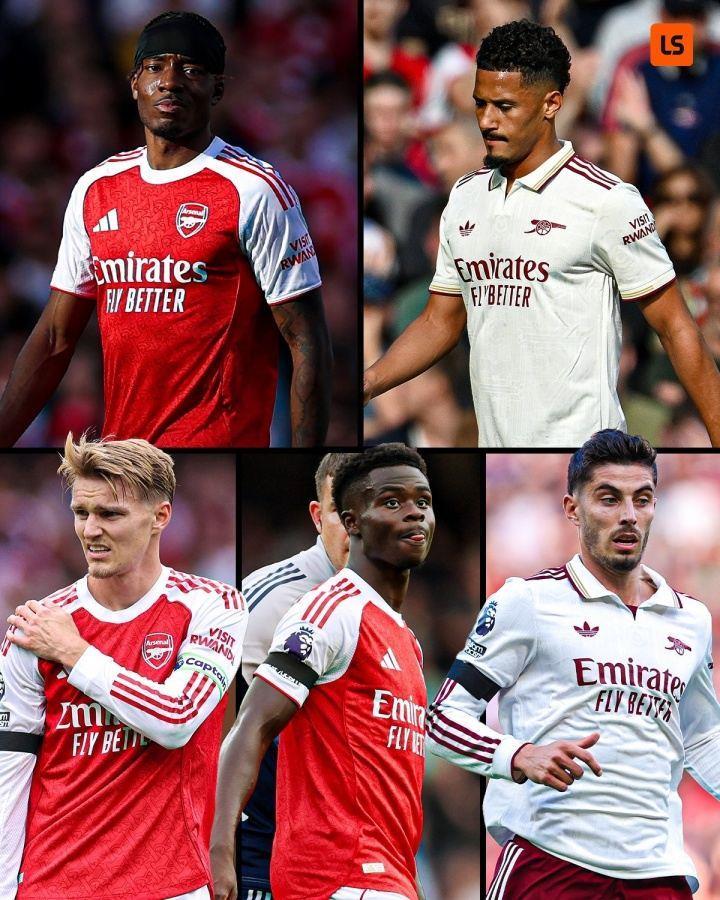 开局不利！阿森纳新赛季一个月已伤5名主力，前中后场伤个遍