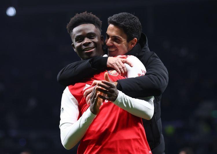 萨卡：阿尔特塔会为俱乐部带来成功，我期待那一天的到来