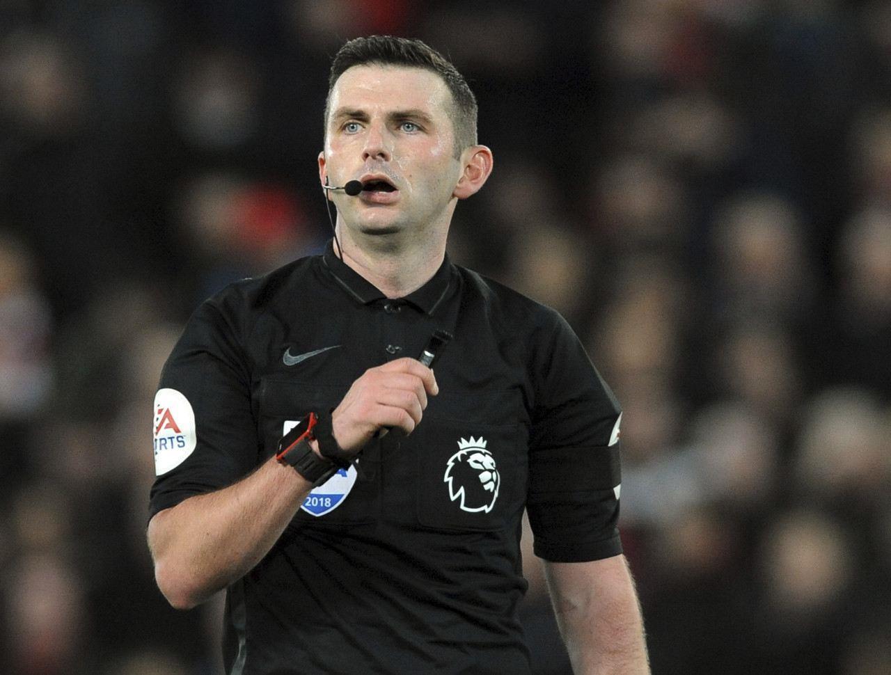 英超第8轮裁判安排：迈克尔-奥利弗执法双红会焦点战
